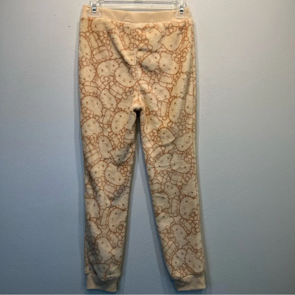 Sanrio Hello Kitty Kids Girls Cozy Fleece PJ Pajama Jogger Set Size Large